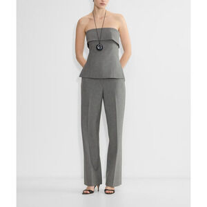 Babaton 'Element' Grey Polyester Tube Top Size 00